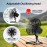 Rechargeable Floor Fan with 20W Solar Panel & 8000mAh Battery - Heavy-Duty All-Metal Body, Quiet Brushless Motor, Oscillating (90° Auto/60° Manual), Portable Cooling Fan for Outdoor Camping, Picnics, Parties