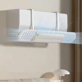 1pc Adjustable Air Conditioner Deflector - Easy Installation, Multi-Directional Wind Guide for Even Cooling, No Battery Required, White AC Unit Accessory for Home Cooling Efficiency, Modern Vent Design, Userfriendly Installation