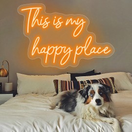 Custom Neon Sign - Personalized LED Light with USB Power, Dimmable Brightness, Neon-like Glow for Home, Bar, Cafe, Wedding, Birthday, Christmas, Halloween Decor - Easy Installation with Button Control - Perfect Gift for Businesses & Events