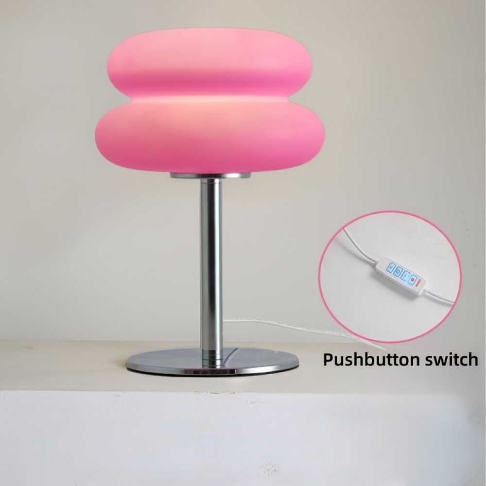 1pc Bread Table Lamp- Dimmable USB Powered Ambient Light for Living Room, Bedroom, And Home Office- Perfect for Bedside, Nightstand, And Desk Decor