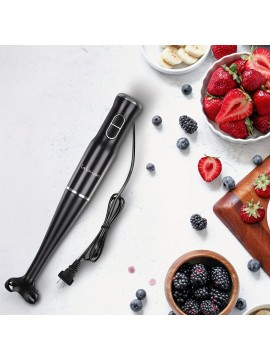 110V 400w Multifunctional Electric 2-Speed HandHeld Food Stick Blender with SUS304 2-leaf Blades, Immersion Hand Blender for Kitchen, Electric Hand Mixer for Soup Smoothie Sauces Food Milkshake Puree, Compact Kitchen Appliance, Versatile Kitchen Tool