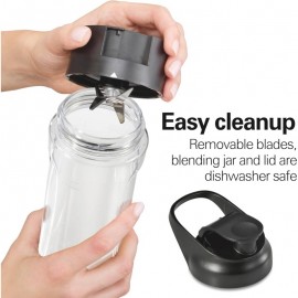 Go Sport Portable Blender with 20oz. Blend - In Personal Travel Jar, 600 Watt Motor And Stainless Steel Blades Powerful Blending Performance, Black 51143G