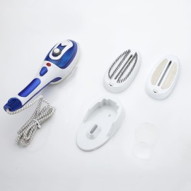 [2-in-1 Steam Iron] ESUPER 2-in-1 Travel Steam Iron | Portable, Adjustable Temperature, 800W High-Pressure Garment Steamer | Compact Design, Durable ABS Plastic, No Battery Needed, 110V-130V, US Plug, Perfect for Home & Travel Use