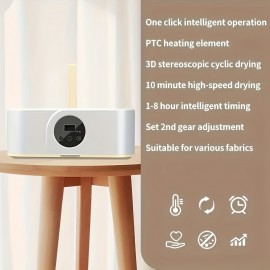 Upgraded Portable Clothes Dryer with Timer Function - Compact and Convenient Drying Solution for Apartments, Dorms, RVs - Quick & Easy Mini Dryer with Drying Bags, Suitable for Delicate Garments