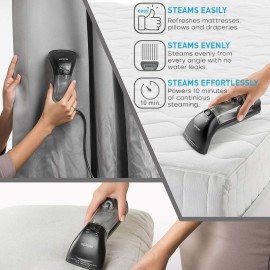 Travel Size Compact Travel Garment Steamer for Clothes to Go and Home Safe for Any Fabrics - Portable Handheld Steamer Powerful Steam Generator Iron for Clothes Best for Travel, 110V