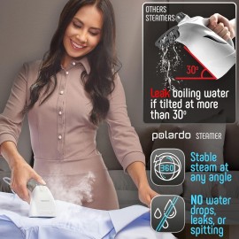 Travel Size Compact Travel Garment Steamer for Clothes to Go and Home Safe for Any Fabrics - Portable Handheld Steamer Powerful Steam Generator Iron for Clothes Best for Travel, 110V