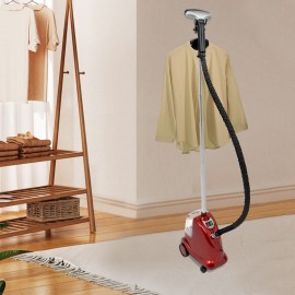 Professional Heavy-Duty Vertical Hanging Steam Iron - 1800W Powerful Steam Iron with 3.5L Large Tank, 3-in-1 Steam Ironing System & Brush, Adjustable Pole (1.3-1.75m), for Home, Apartment, Dorm, Laundry - US Plug (110-130V), Steam Iron for Clothes, Dorm Essentials, Compact Appliance, Durable Construction, Apartment Living, Dorm Room Appliance, Spacesaving Design, Sturdy Construction, Small Space Living