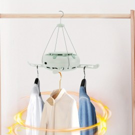 Portable Electric Clothes Dryer with Timer - Heavy-Duty Compact Laundry dryer, Foldable Space-Saving Design, Overload Protection, for Apartments, RV, Dorm, Travel - Lightweight & Stable, Includes Hanging Clips & Storage Bag, Portable Dryer, Dorm Room Essentials, Efficient Heating Technology