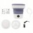 12 Liters Portable Folding Mini Washer - Upgraded Large Capacity for Underwear And Small Items, Suitable for Apartments, Dormitories, RV Traveling