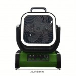 [Battery-Powered LED Cooler Fan] Cold Sky Battery-Powered with LED Light, Large Capacity Battery, 4-Speed Desktop Camping Cooler Dual Motor Portable Outdoor Wind Machine for Power Outages & Construction Sites, Construction Site Ventilation, Emergency Cooling Solution, Dual Motor Portable Fan, Desktop Air Circulator, Camping Gear Aesthetic, Industrial Utility Look, Quality Dual Motors, Sturdy Construction, Construction Workers, Emergency Prepared