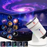 8th Gen Upgraded for galaxy Projector, Planetarium Star Projector for galaxy Night Light, 360 Rotating Nebula with Adjustable Knob And Timer for Ceiling, Gifts, Room Decor;Transform Bedroom Or Living Room Into A Mysterious Cosmic Atmosphere