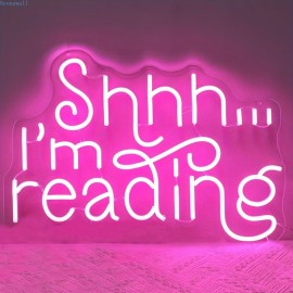 [Neon Sign for Bookshelf] USB Powered 