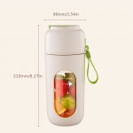 Portable Multi-function USB Wireless Juicer 12-blade Head Fast Juice Extraction Indoor Outdoor Mixing Cup Fresh Fruit Juicer