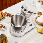 Geek Chef 4.8QT Stand Mixer 12 Speeds Tilt Head with Dough Hook Whisk Beater Bowl Rotary Knob for Home Kitchen