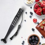 110V 400w Multifunctional Electric 2-Speed HandHeld Food Stick Blender with SUS304 2-leaf Blades, Immersion Hand Blender for Kitchen, Electric Hand Mixer for Soup Smoothie Sauces Food Milkshake Puree, Compact Kitchen Appliance, Versatile Kitchen Tool